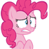 Pinkie Pie looking scared
